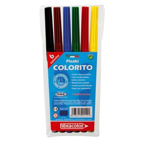 Pisaki Fibracolor Colorito, 6 kolorów